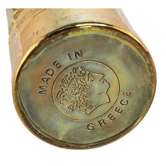 Frugal Gourmet Tall Brass Manual Pepper Mill Grinder 11" Made In Greece - Picture 3 of 8